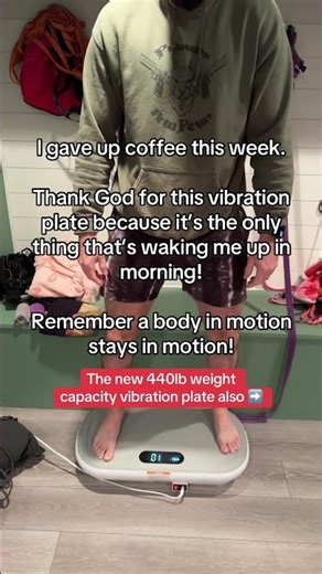 Have you ever experienced the energy boost of using a vibration plate first thing in the morning