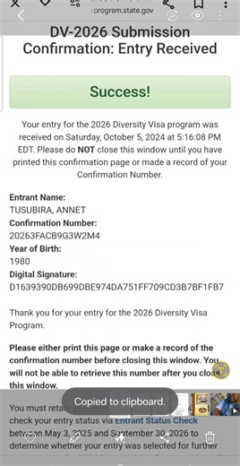 2.8K views · 25 reactions | How to check is your selected for DV Lottery 2026. | Mr Motivator Times | Facebook