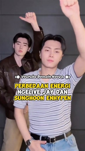 Perbedaan Energi Ngelive Jay dan Sunghoon ENHYPEN