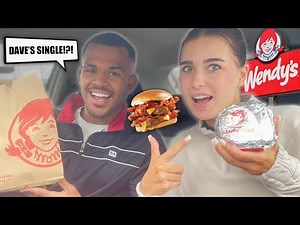 British Couple Try Wendy's For The First Time! | Amy & Tay