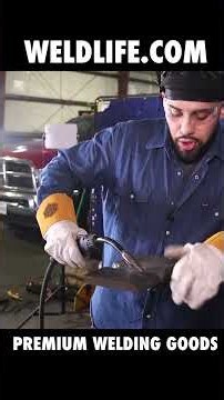 Welding out a 1” plate. The root pass is with MIG and the fill and cap is Flux Core!