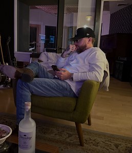 Vibe with me in the studio working on my album, fueled by @trynowadays | Colt Graves