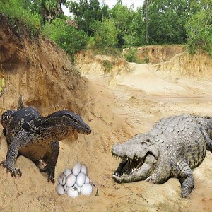 1.5K views · 47 reactions | Monitor Lizard vs Croc | Animal Star | Facebook