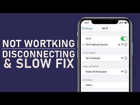 WiFi Not Working, Slow or Disconnecting on iPhone Fix