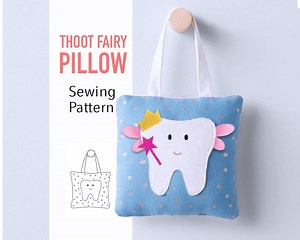 Tooth Fairy Pillow Sewing Pattern - Tooth Fairy Hanging - Fairy Cushion - Tooth Pouch - Customizable - for Beginners - Etsy UK