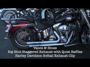 Vance and Hines Big Shot Staggered with Quiet Baffles Sound Clip
