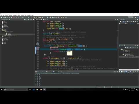 kruskal's algorithm best implementation in java