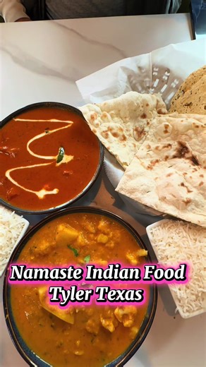 We went to Namaste Tyler Indian Restaurant. ✨ It is a warm and welcoming spot that serves up comforting Indian cuisine right here in Tyler. 🍛🌶️ We enjoyed a spread that included crispy veggie samosas 🥟, butter chicken 🍗🍅, and a cauliflower and potato dish 🥔🥦 seasoned with classic spices. The atmosphere felt relaxed and cozy, making it a nice place to slow down and enjoy a meal. 😌🫶 👉 Not branded content. No affiliation. Just sharing our experience. #easttx #easttexas #tylertexas #tylert
