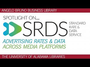 Using SRDS to explore advertising opportunities and costs.