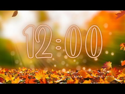 12 Minute Fall Countdown Timer