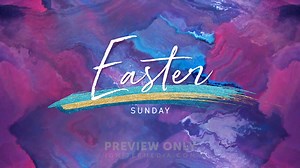 Painted Easter - Easter Sunday - Title Graphics