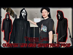 OUR DIY LIFE SIZE GHOSTFACE PROP | Terror Lair - Horror Collectibles