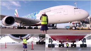 Granny ❤️ A380 91-Year-Old Granny Miep from Amsterdam gets A BIG SUPRISE when she gets to meet the plane she loves most, The Emirates A380. Watch her face light up with delight as she gets to meet the giant up close! | A Fly Guy's Cabin Crew Lounge
