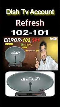 Dish TV Refresh Kaise Kare | Error 101, 102 Fix | Dish TV Not Working #shorts #dishtv102 #dishtv101