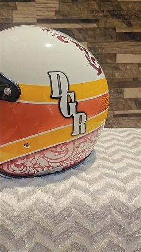 DGR spec custom Axor retro style #helmet #art