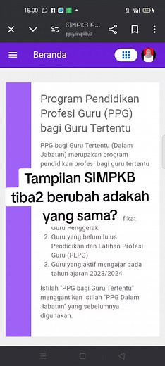 Cek Perubahan SIMPKB: Adakah yang Sama?