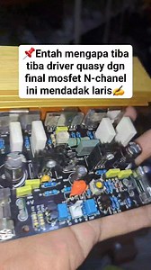 Driver power quassy dgn final menggunakan mosfet N-channel Dan suply 45-65vac ct ✍️✍️ | Bakule Komponen