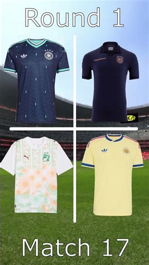 Football Kit World Cup | Round 1 Match 17 ⚽️ #football #soccer #worldcup