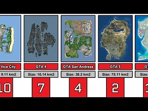 Every GTA Map Ranked by Size (Smallest to Largest)