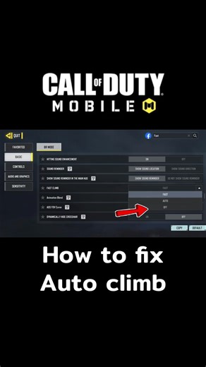 How to Fix Auto Climb in Call of Duty Mobile