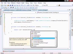 Lesson 3 (Part 4) Disconnected DataSet DataAdapter Windows Form C#