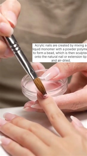 Acrylic nails are created #acrylic #acrylicpainting