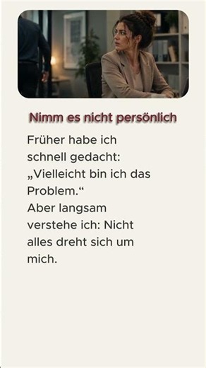 Simple German Story – Nimm es nicht persönlich #shorts #learnGerman #German