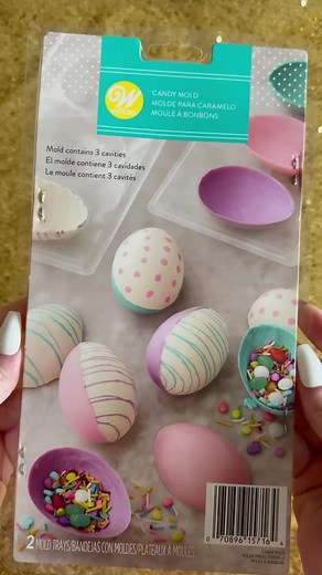 I couldn’t find the golden egg so I made one! 🤩 I used a Wilton Cake Decorating egg mold and edible gold shimmer powder to make these fun golden chocolate breakable eggs. Save & share this idea to make for Easter! ✨ #eastereggs #eastertreats #easter2023 #allthingsjamie | All Things Jamie