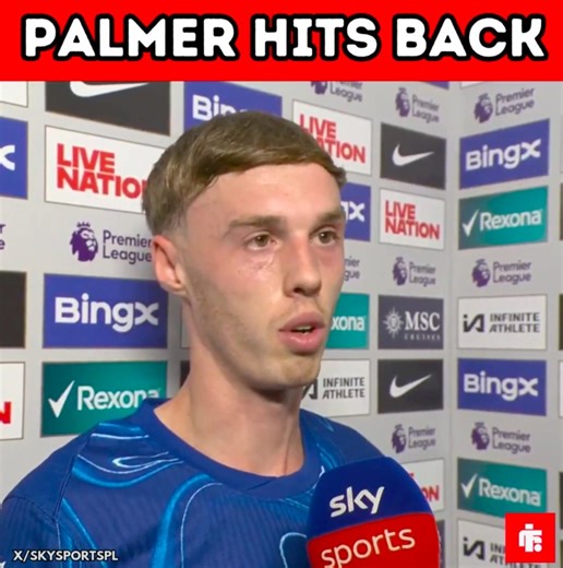 183K views · 2.4K reactions |  "Social media is full of idiots." - Cole Palmer hits back at reporter in 헙헜험헥헬 interview after what happened in Chelsea's win over Liverpool. | Football Insider | Facebook