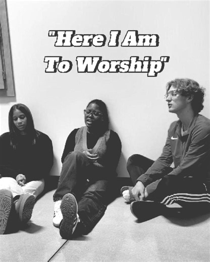 Here we are… heart wide open 🙌 Song: Here I Am To Worship | NewSpring Worship