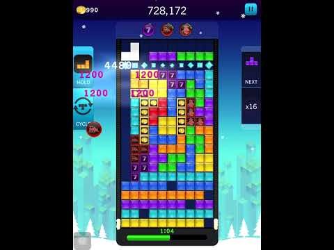 Tetris blitz | almost 8M record run ft: gifting tree