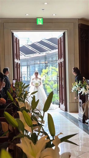 ご列席いただいた皆さまのお陰で無事結婚式を執り行うことができました♡ 1年以上前から決めていた一目惚れしたチャペル💒♡ 大好きな方たちに囲まれて一生忘れられない素敵な日になりました！‎🤍 みんなが撮ってくれた挙式の動画をまとめてみた💐 #結婚式 #青山セントグレース大聖堂 #挙式 #20251220 #卒花