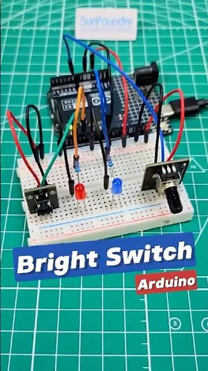 Interactive LED Control: Arduino Button & Knob Magic!