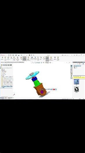 engineering study on Instagram: "Gate Valve design #engineering_study #engineering #solidworks_design #gatevalve"