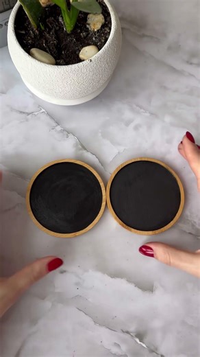 Dotting Art on the cup coasters |Mandala palette | Handmade gift #meditativemandalaart #dotting