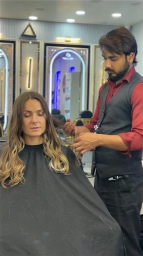 Easy tong curls 😄 | Tong curls transformation #mjnailstecnician #layerup #layeredhaircut