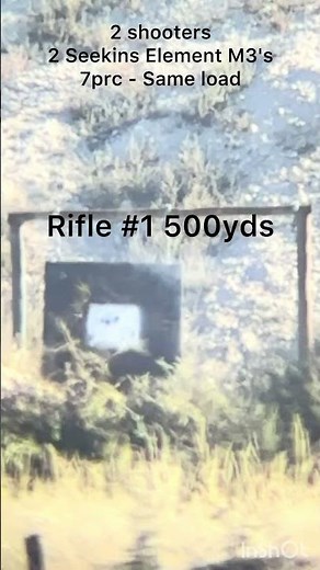 2 buddies, 2 twin Seekins Element M3 7PRCs dialed in with the same hand load. #deerhunting #hunting