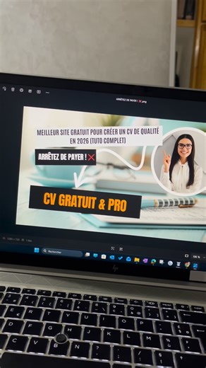 ProPPTCraft on Instagram: "Marre de payer pour télécharger votre CV ou de perdre des heures sur Word ? Dans cette vidéo, je vous présente LE meilleur site gratuit pour créer un CV professionnel, moderne et de haute qualité en moins de 5 minutes ! 🚀 À propos de cette vidéo : Trouver un emploi commence par un CV qui attire l’œil des recruteurs. Aujourd’hui, je vous dévoile un outil incroyable (et totalement gratuit) qui va simplifier votre recherche d’emploi. On va voir ensemble comment choisir u