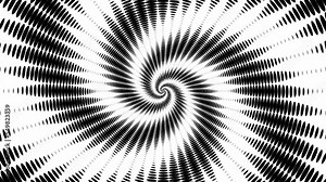 Rotating hypnotic spiral in perfect seamless loop (Full-HD 1920x1080 30fps).