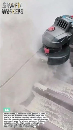 This Grinder Trick Cuts Perfect Wall Grooves FAST!