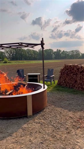 Cooking Whole Beef Over Fire Pit | The Bearded Butchers BBQ Adventure