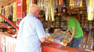 Crossing the NC, SC boarder for July Fourth fireworks