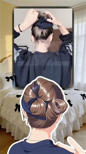 How to Tie Hair into a Youthful Hairstyle Tutorial
