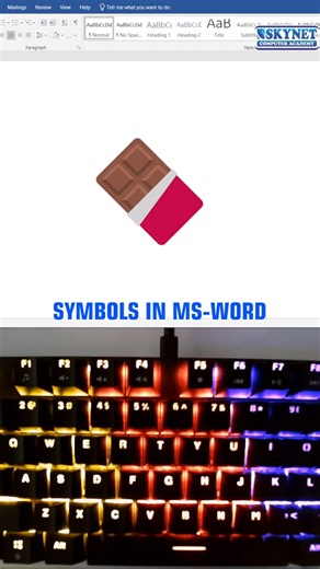 Chocolate Symbols Shortcut Keys | Insert Symbols Quickly | Computer Tips & Tricks #shortcutkeys