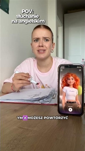 Słuchanie na angielskim be like 😭 #angielski #naukaangielskiego #praktika #tutor #nauka