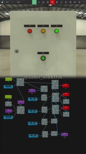 Sequential Light Simulation v4 #factoryio #automation