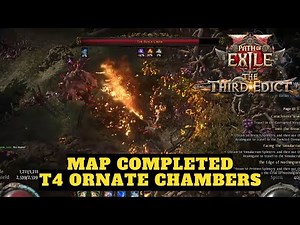 Path of Exile 2 - Chronomancer Incinerator Clears T4 ORNATE CHAMBERS Map | Endgame Mapping Gameplay
