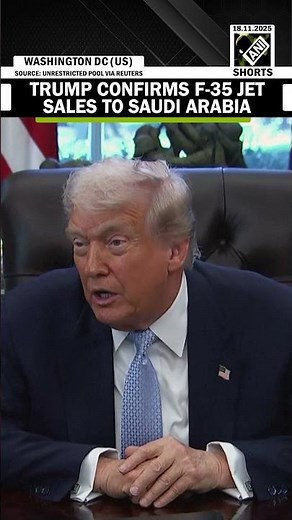 President Trump announces US will sell advanced F-35 fighter jets to Saudi Arabia