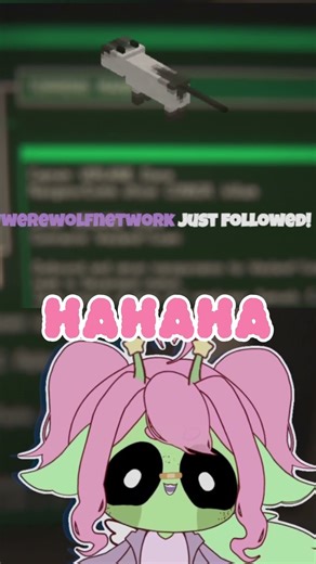 astrid gets scared by her follower notif | #animegirl #vtuber #chibi