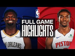 PELICANS at PISTONS | FULL GAME HIGHLIGHTS | March 26, 2026